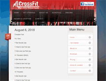 Tablet Screenshot of mlcrossfit.com